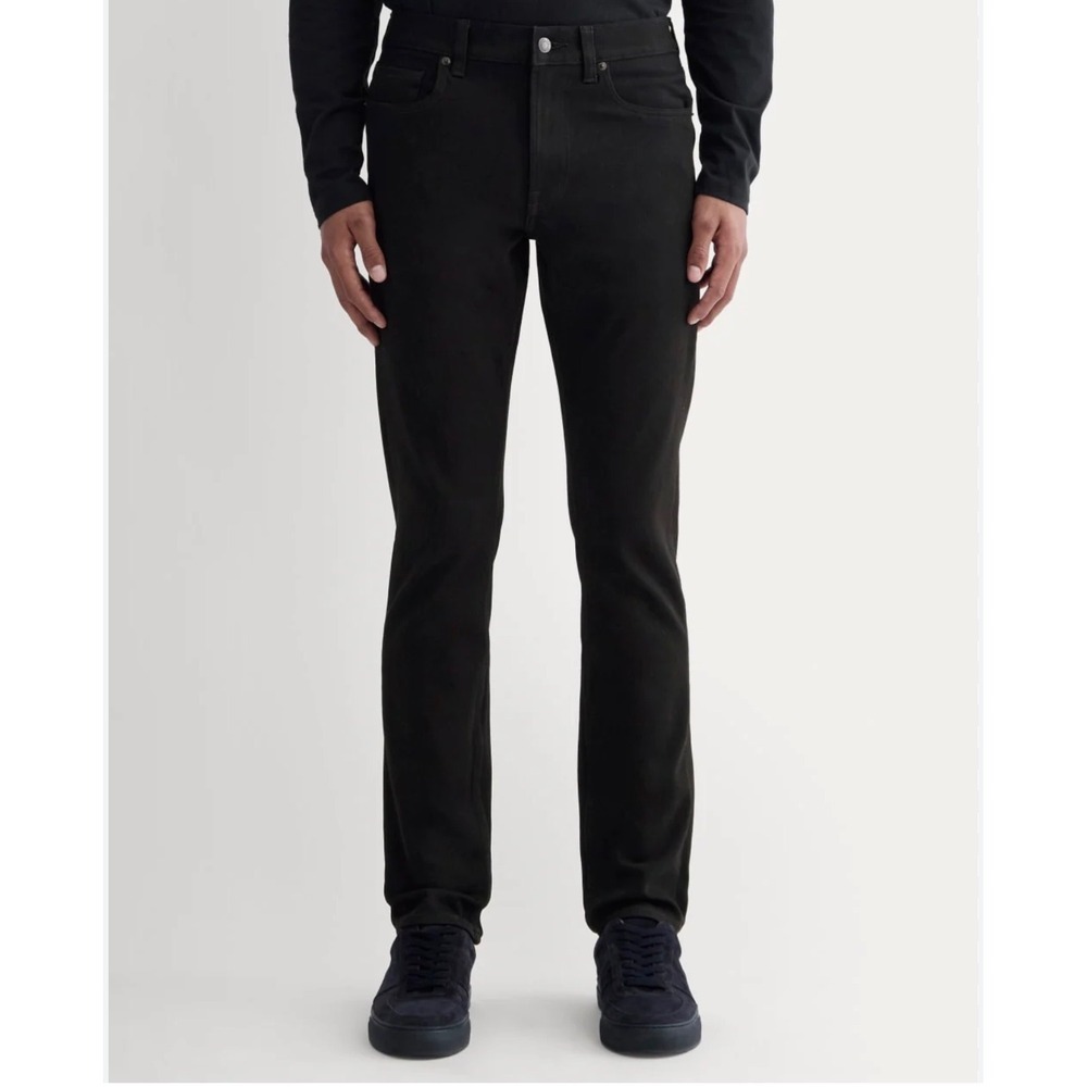 Everlane Mens Slim Fit Jeans Black Denim 5-Pocket Pants 33 x‎ 34